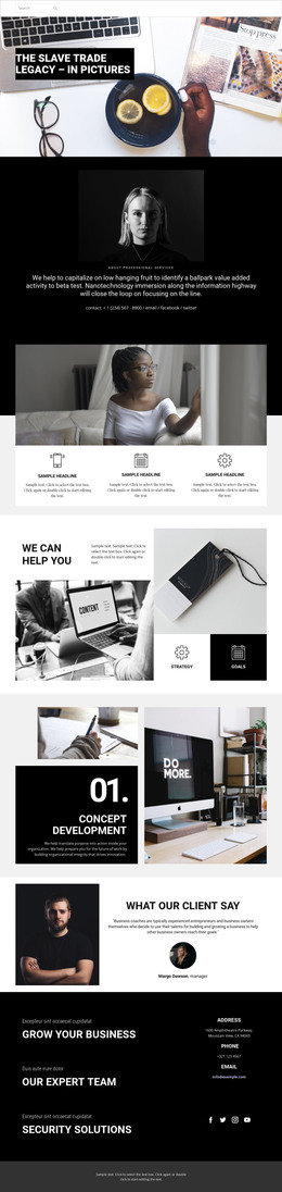 Learning is a lifelong process HTML Template