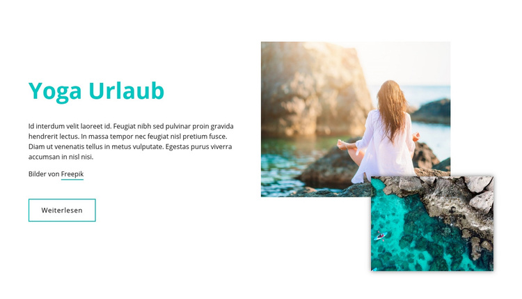 Yoga Urlaub WordPress-Theme