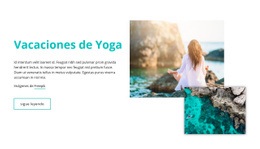 Vacaciones De Yoga - Online HTML Page Builder