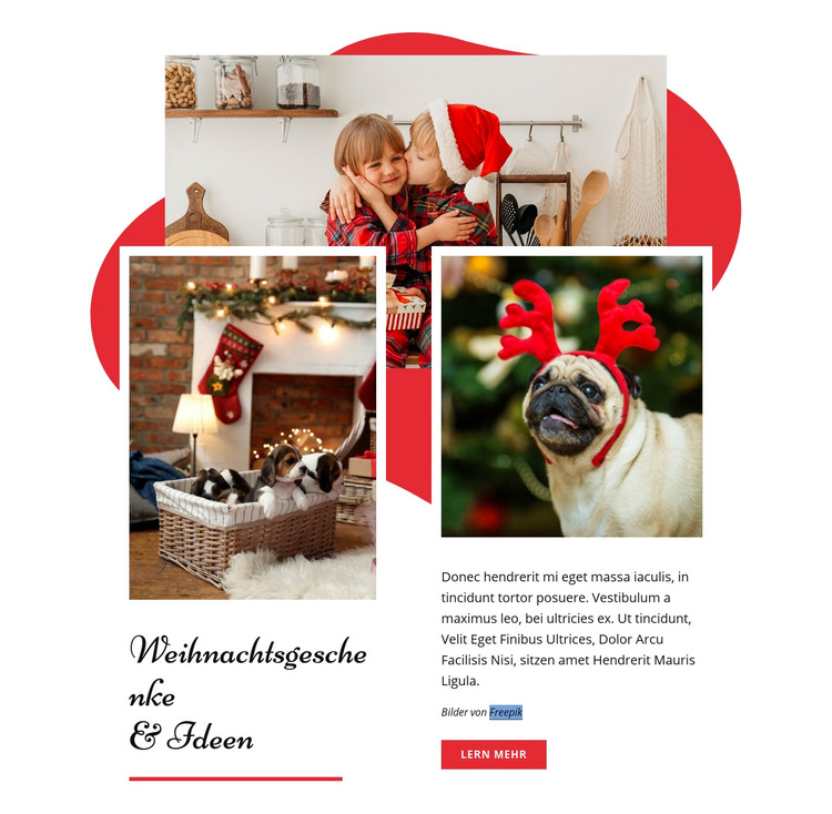 Cristnas Geschenke & Ideen HTML Website Builder