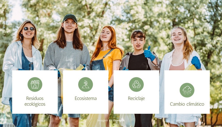 Soluciones Eco Waste Plantillas de creación de sitios web
