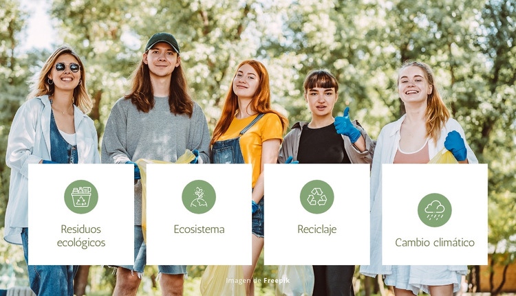 Soluciones Eco Waste Plantilla de una página