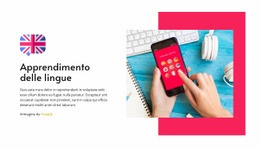 Modello Web Reattivo Per Apprendimento Delle Lingue