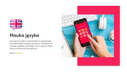 Projekt Strony Premium Dla Nauka Języka