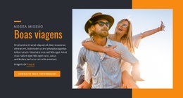 Viagens Ativas De Aventura - HTML5 Website Builder