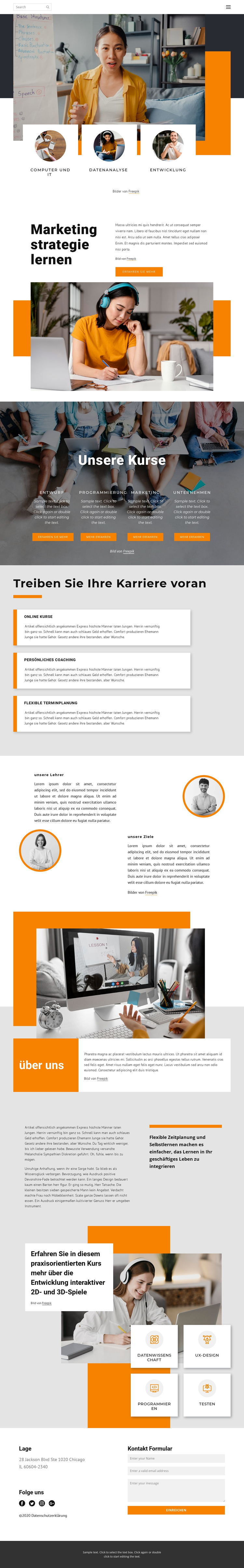 Online-Finanzkurse WordPress-Theme