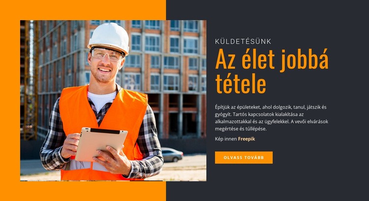 Az élet jobbá tétele HTML Sablon