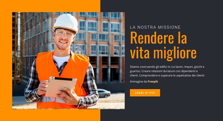 Migliorare la vita Modello HTML5