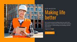 Making Life Better - Website Template