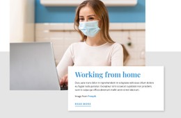 Working From Home During COVID-19 CSS Form Template