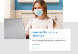 Arbeiten Von Zu Hause Aus Während COVID-19 - E-Commerce-Website