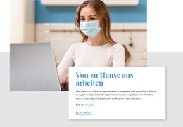 Arbeiten Von Zu Hause Aus Während COVID-19 - Benutzerdefiniertes Website-Design