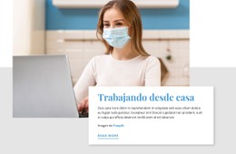 Trabajar Desde Casa Durante COVID-19 Plantilla De Formulario CSS