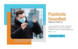 Psychische Gesundheit Während COVID-19 - Benutzerfreundliche Zielseite