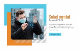 Impresionante Diseño Web Para Salud Mental Durante COVID-19