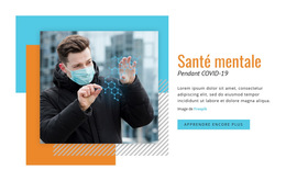 Santé Mentale Pendant COVID-19 - Thème De Site Web Prêt