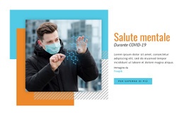Splendido Modello HTML5 Per Salute Mentale Durante COVID-19