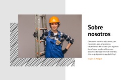 Empresa De Reparación De Viviendas: Plantilla De Sitio Web Joomla