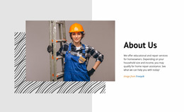 Home Repair Company - HTML Builder