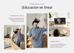 Educación En Línea Plantilla Joomla