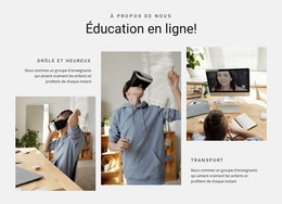 Éducation En Ligne - Modèle HTML Réactif