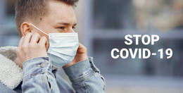 Stop Pandemic - Simple HTML Template