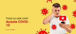 Proteja A Saúde Mental Durante O COVID-19 - Página De Destino