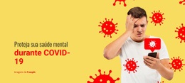Proteja A Saúde Mental Durante O COVID-19 - Modelo De Uma Página