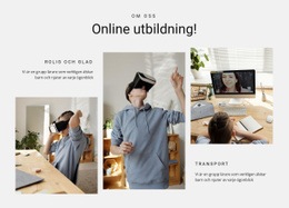 Online Utbildning - Responsiv HTML-Mall