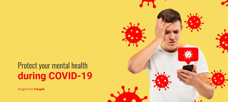 Protect Mental Health During COVID-19 Wix Template Alternative
