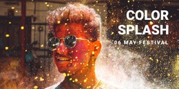Color splash - CSS Template by Nicepage
