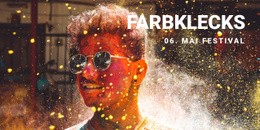 Farbklecks - Design Für Eine Seite