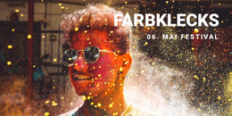 Farbklecks – Fertiges Website-Design