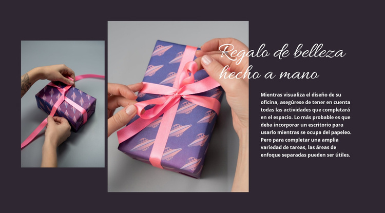 Regalo hecho a mano Tema de WordPress