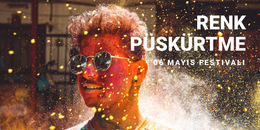 Renk Püskürtme - Hazır Web Sitesi Teması