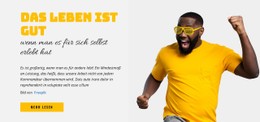 Das Leben Ist Gut Einfache CSS-Vorlage