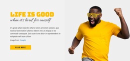 Life Is Good - Website Builder For Inspiration