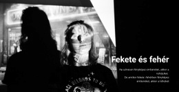 Beépített Többszörös Elrendezés A Következőhöz: Fekete -Fehér Történet