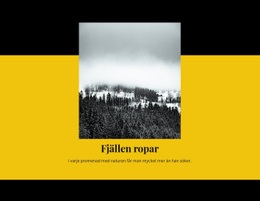 Berget Ropar - Gratis Html5-Temamallar