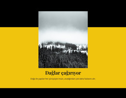 Dağ Çağırıyor Için CSS Şablonu