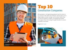 Top Construction Companes Free Template