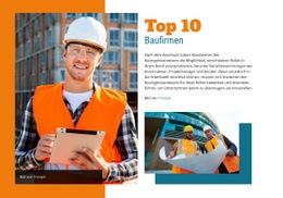 Top Bauunternehmen – Vorlage Für Website-Builder