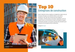 Top Companes De Construction - HTML Writer