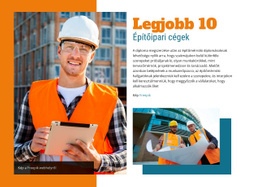 Legjobb Építőipari Társak – Többcélú Kreatív Sablon