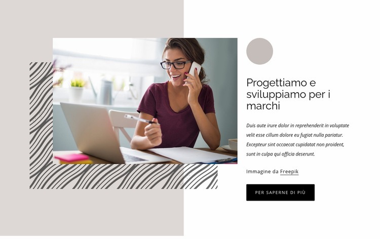 Progettiamo e sviluppiamo per i marchi Progettazione di siti web