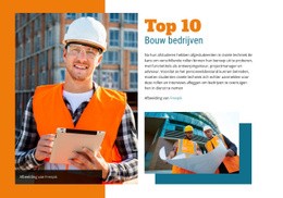 Exclusieve Landingspagina Voor Top Construction Companes