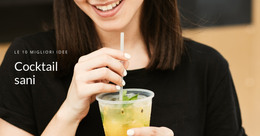 Cocktail Salutari - Modello HTML5