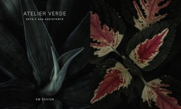 Um Design De Site Exclusivo Para Atelier Verde