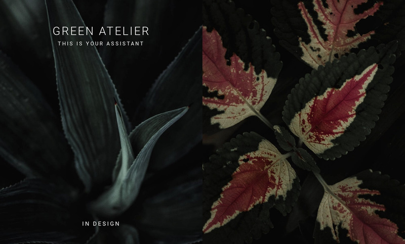 Green atelier Wix Template Alternative