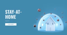 Stay-At-Home Order Table CSS Template